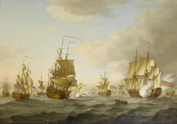 Admiral Byngs flotta kommer igång från Spithead